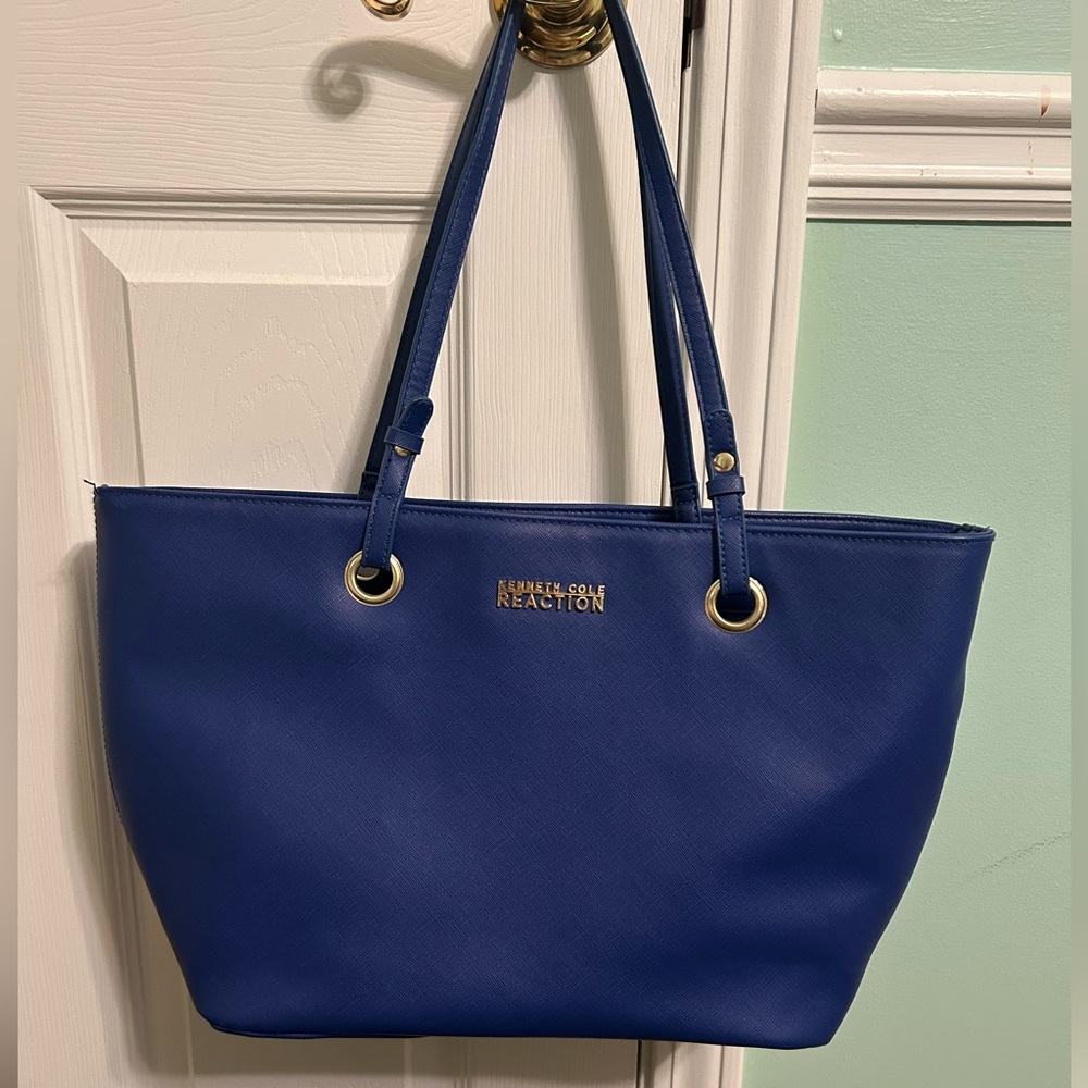 Kenneth Cole Reaction Royal Blue Tote Bag